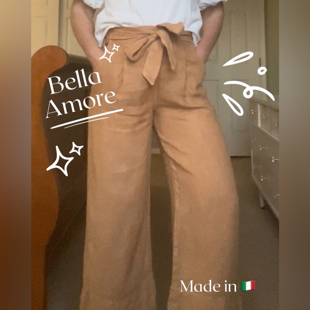 Women’s Bella Amore Linen Wide Leg Pant